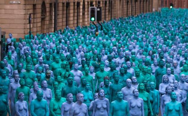 Tunick en Valencia El cambio de hora no afectará a la